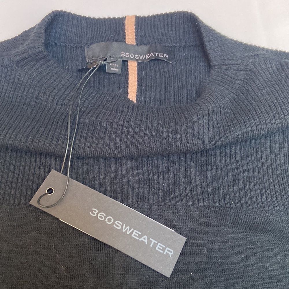 360 Sweater Black 100% Cotton